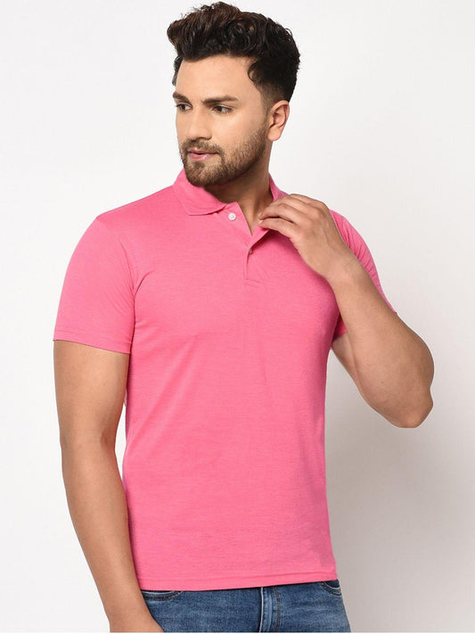 Solid Half Sleeves Polo T-Shirt