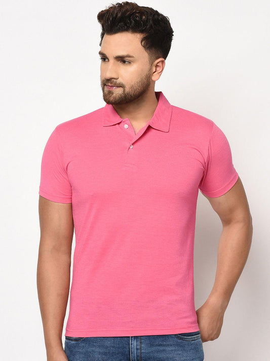 Solid Half Sleeves Polo T-Shirt